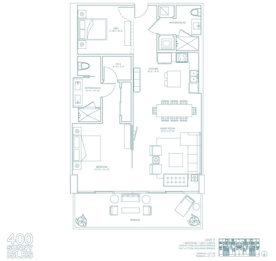400 Sunny Isles Floor Plan F