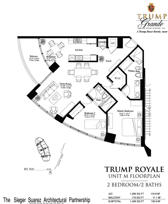 Trump Royale Floor Plan M
