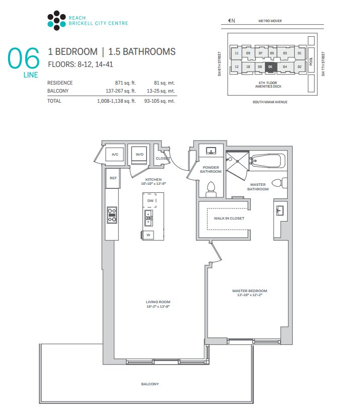 Brickell City Centre Floor Plan 06