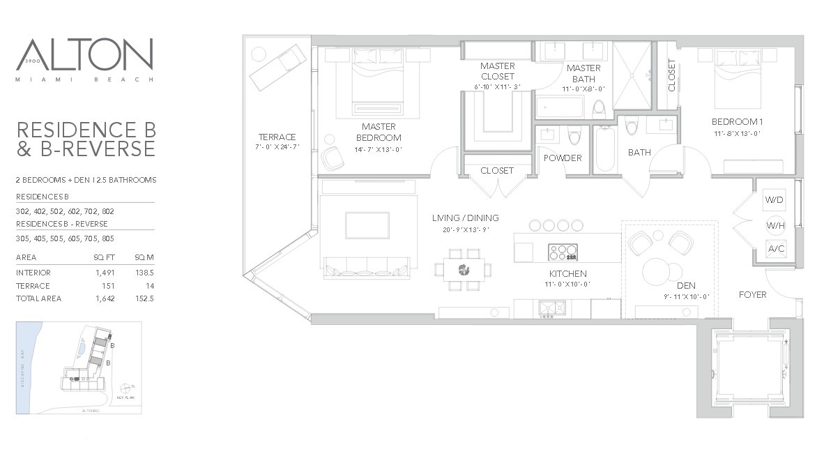 3900 Alton Floor two bedrooms B