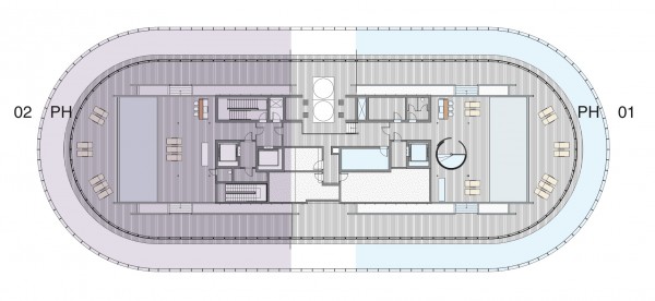 87 Park Floor Plans Penthouse roof