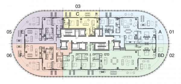 87 Park Floor Plans Level 11 to 14