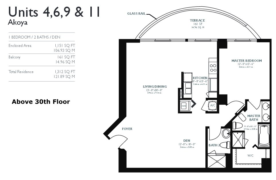 Akoya Floor Plans unit 4 6 9 11