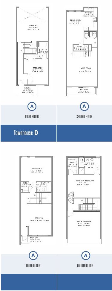 Avanti Townhouse D Floor Plan