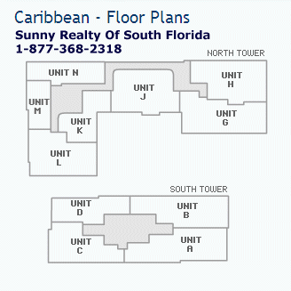Caribbean Miami Beach Floor Plans