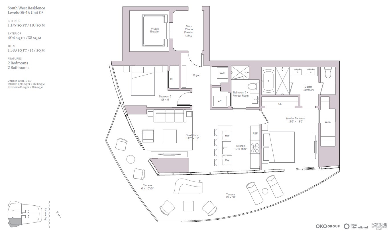 Una Residences Floor Plan 03 line