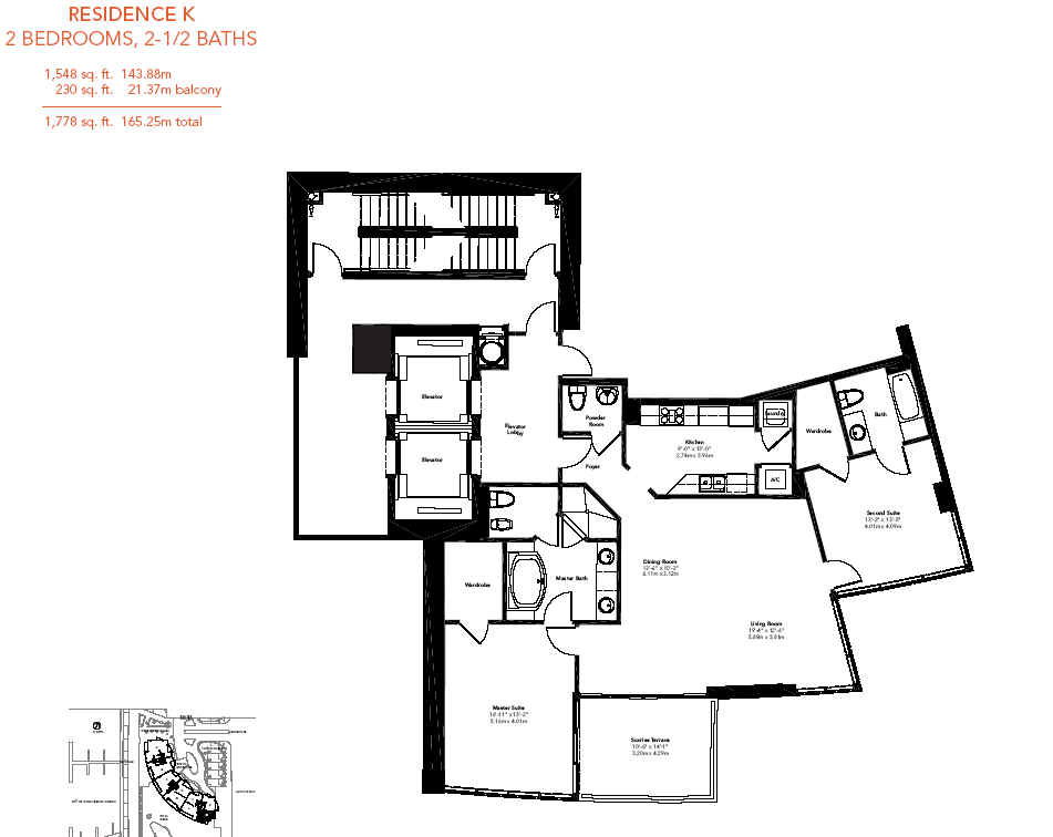 Murano Grande Floor Plan K, Apt 10