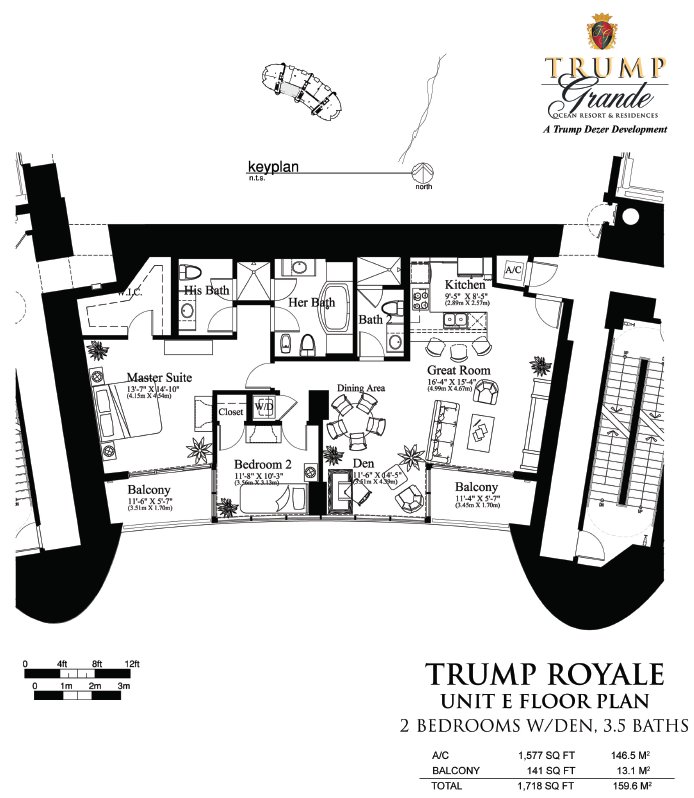 Trump Royale Floor Plan E