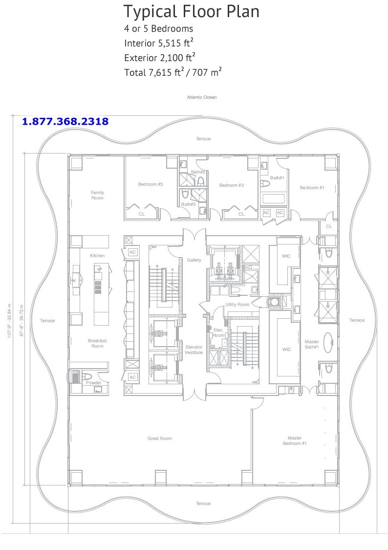Regalia Floor Plan 4 bedrooms